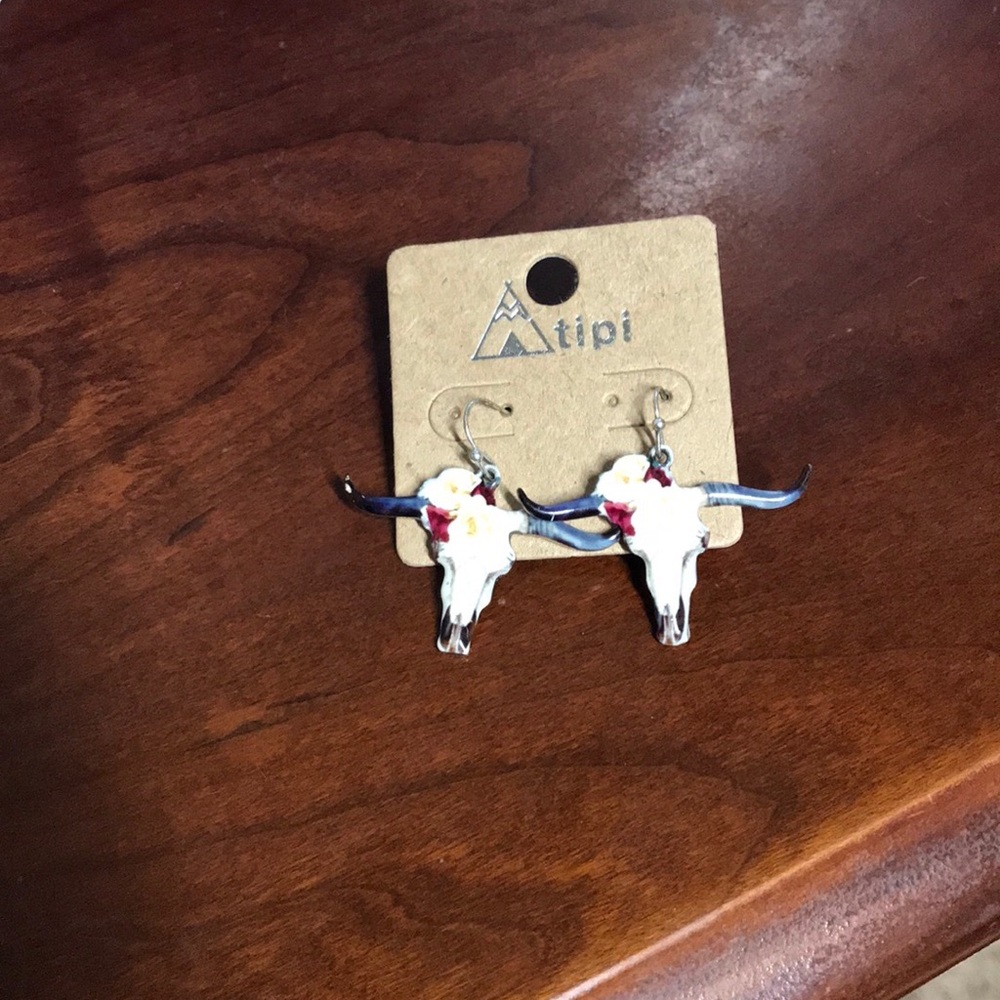 Cow Head Earrings